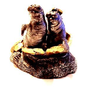 Vintage Limited Edition Ricker Pewter Manatee Hatchling Figurine